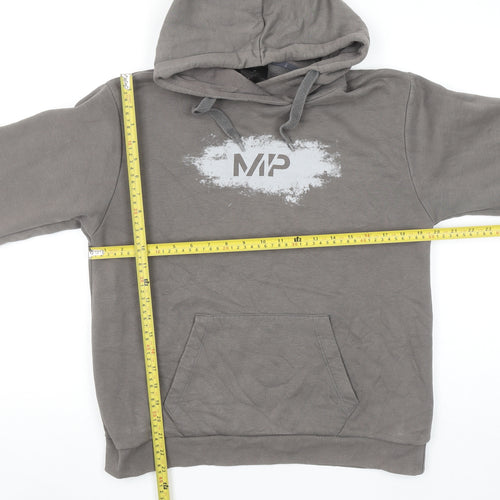 MP Women’s Grey Hoodie Medium Pullover Cotton Blend Casual