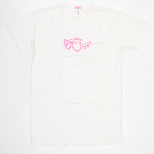 I Saw It First Women’s White Cotton Love Island T-Shirt Size S