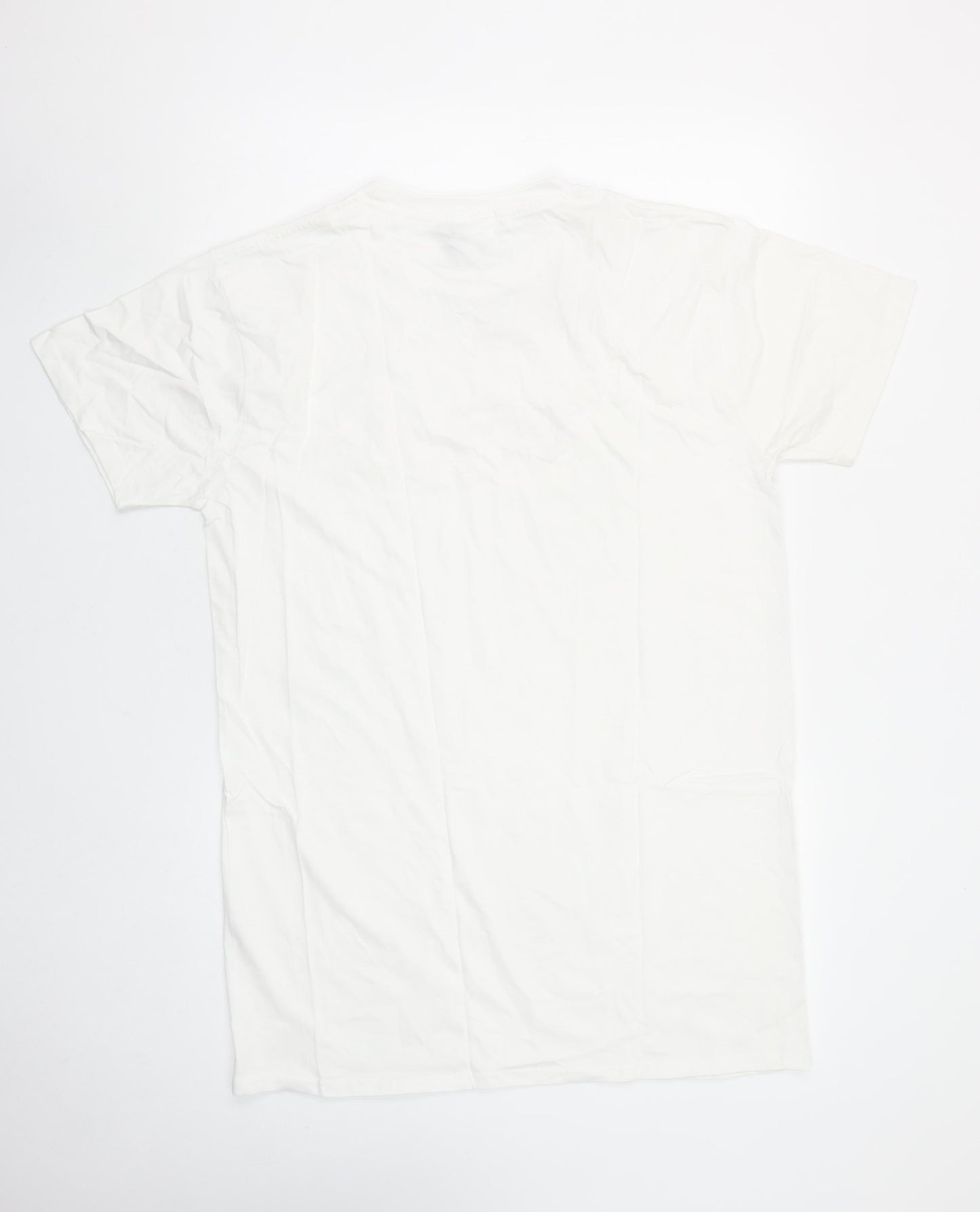 I Saw It First Women White Love Island Cotton T-Shirt Size S