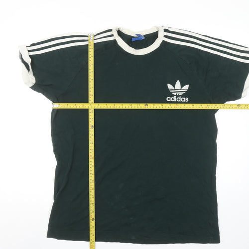 Adidas Men's Green XL Retro Trefoil Sports T-Shirt