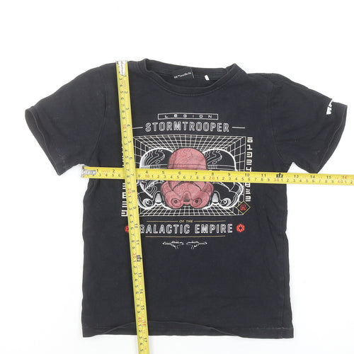 M&Co Boys Black Star Wars Stormtrooper Graphic T-Shirt 6-7 Years