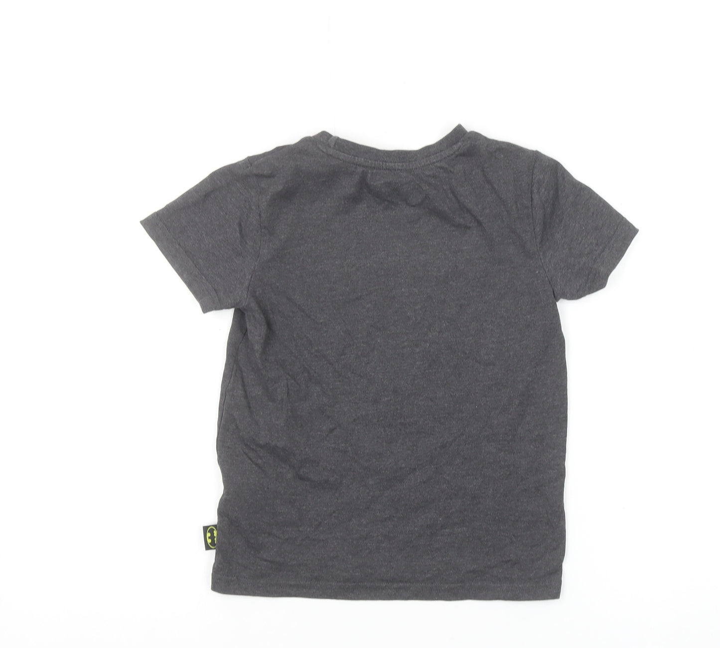 Character.com Boys Batman Grey Graphic Short Sleeve T-Shirt 6-7 Years