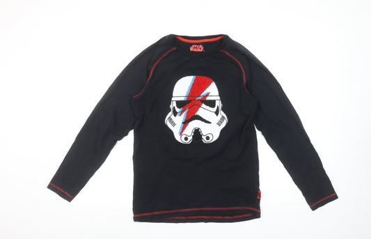 Marks and Spencer Boys Black Star Wars Stormtrooper Pyjama Top 11-12 Years