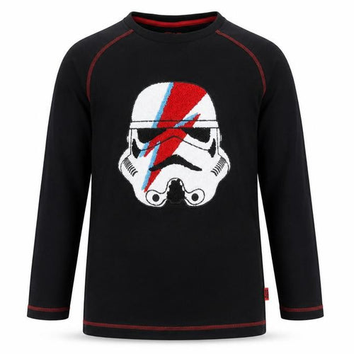 Marks and Spencer Boys Black Star Wars Stormtrooper Pyjama Top 11-12 Years