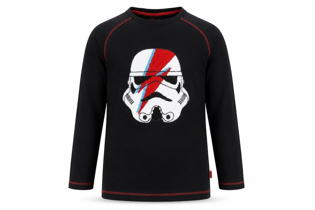 Marks and Spencer Boys Black Star Wars Stormtrooper Pyjama Top 11-12 Years