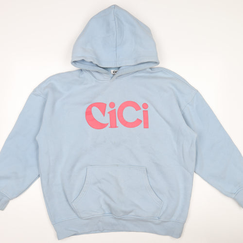 CiCi Loud & Proud Women's Light Blue Pullover Hoodie L