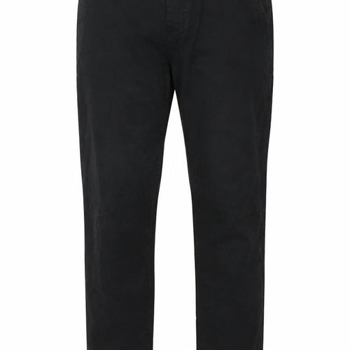Kangol Men's Black 2XL Chino Trousers Regular Fit Cotton Blend