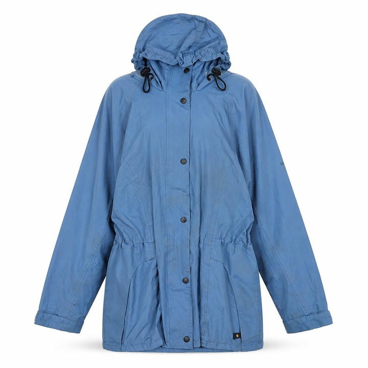 Regatta Women's Blue Waterproof Hooded Rain Jacket UK 12