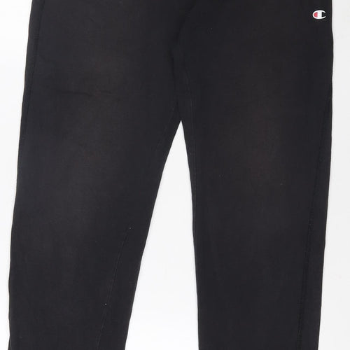 Champion Men's Black Jogger Sweatpants Small Regular Fit Cotton