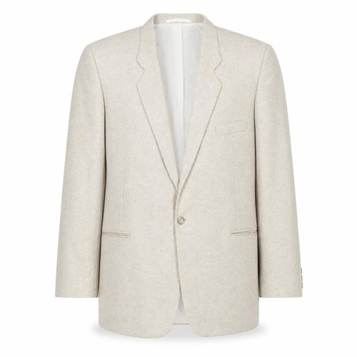 Littlewoods Stores Men's Beige Wool Blend Classic 42 Regular Blazer Jacket