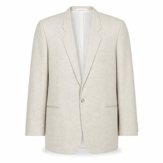 Littlewoods Stores Men's Beige Wool Blend Classic 42 Regular Blazer Jacket