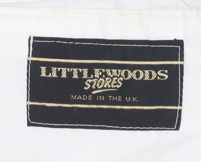 Littlewoods Stores Men's Beige Wool Blend Classic 42 Regular Blazer Jacket