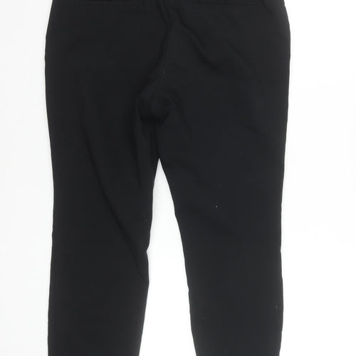 H&M Women’s Black Slim Chino Trousers UK 14 Workwear Stretch