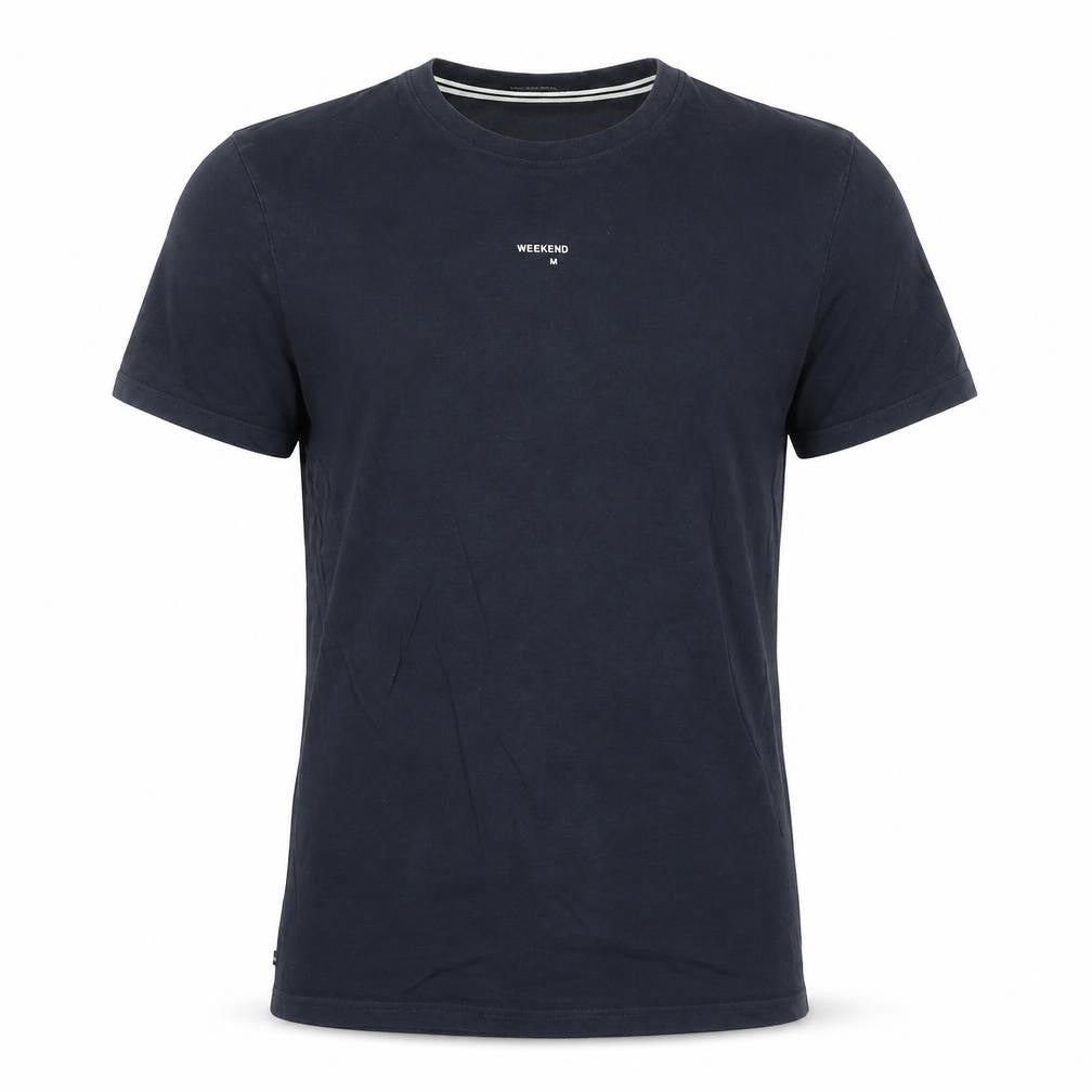 Weekend Offender Men's Navy Blue Cotton Crew Neck T-Shirt M