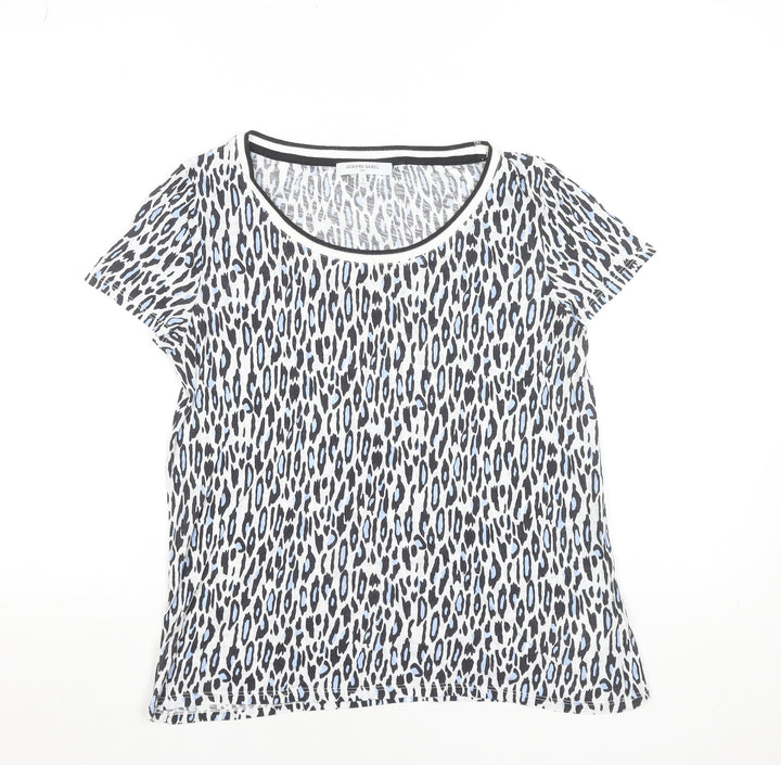 Gerard Darel Womens Multicoloured Animal Print T-Shirt Size 12