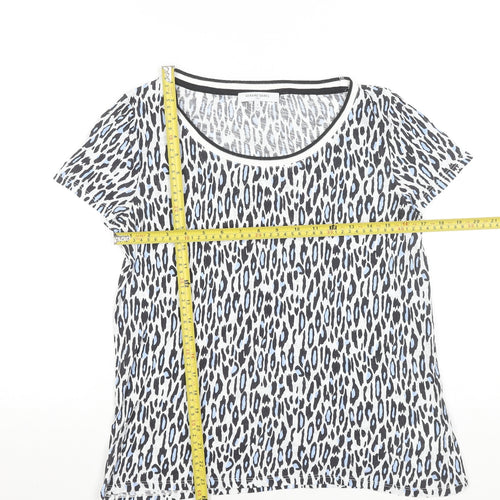 Gerard Darel Womens Multicoloured Animal Print T-Shirt Size 12