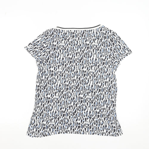 Gerard Darel Womens Multicoloured Animal Print T-Shirt Size 12