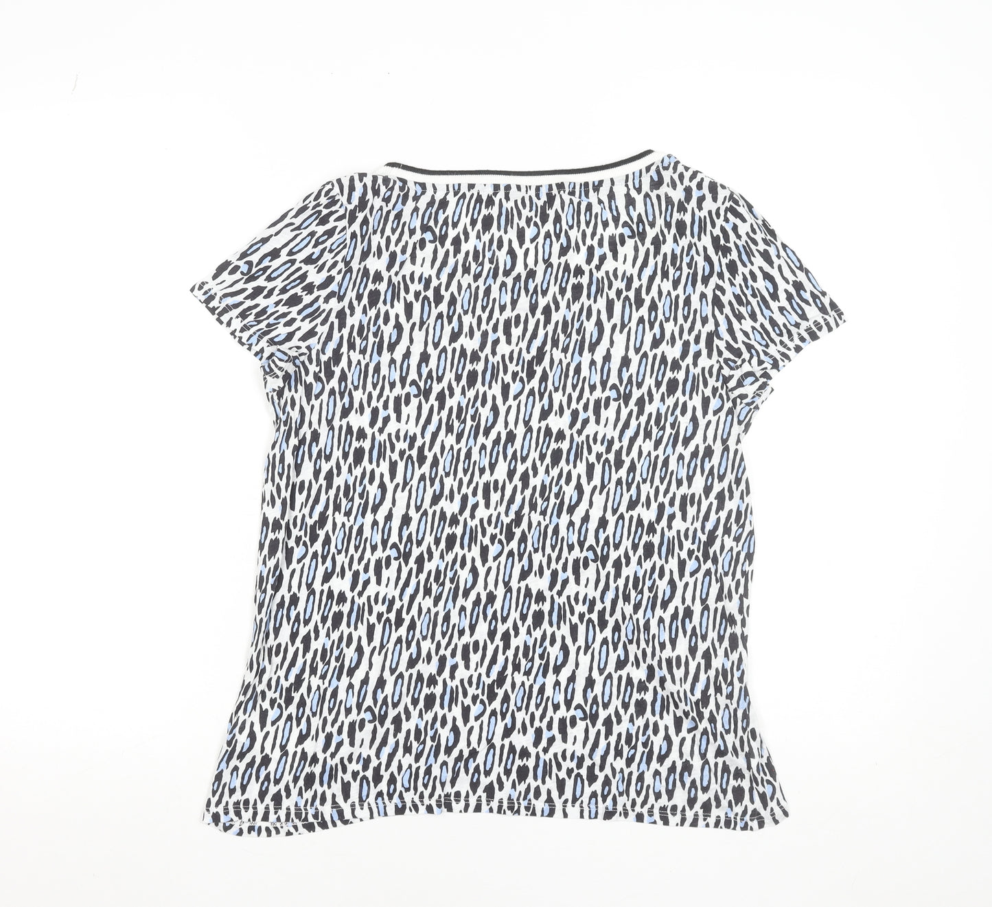 Gerard Darel Womens Multicoloured Animal Print T-Shirt Size 12