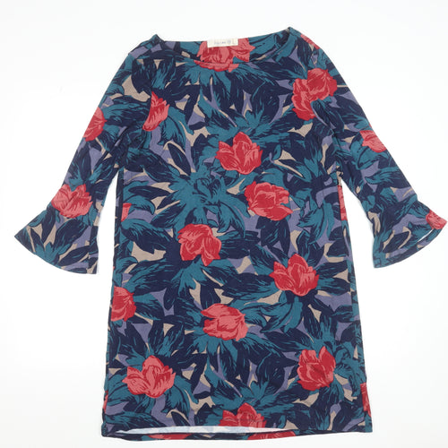Lily and Me Women’s Multicoloured Floral Shift Dress Size 12