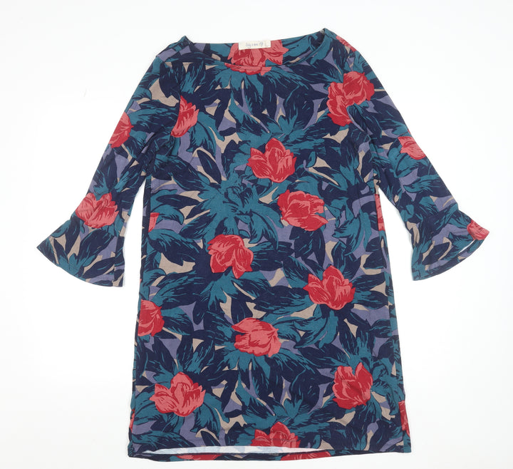 Lily and Me Women’s Multicoloured Floral Shift Dress Size 12
