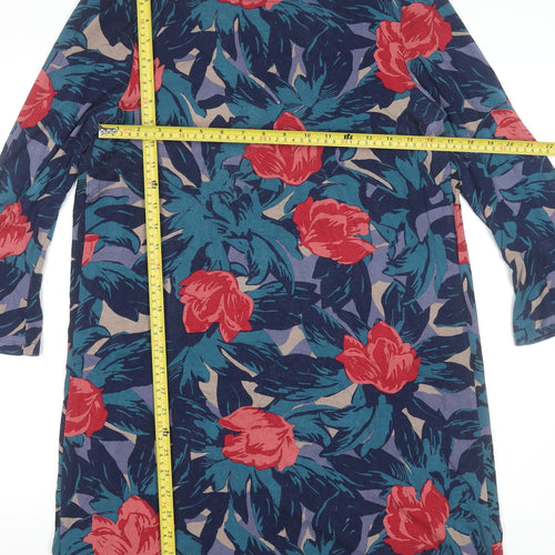 Lily and Me Women’s Multicoloured Floral Shift Dress Size 12