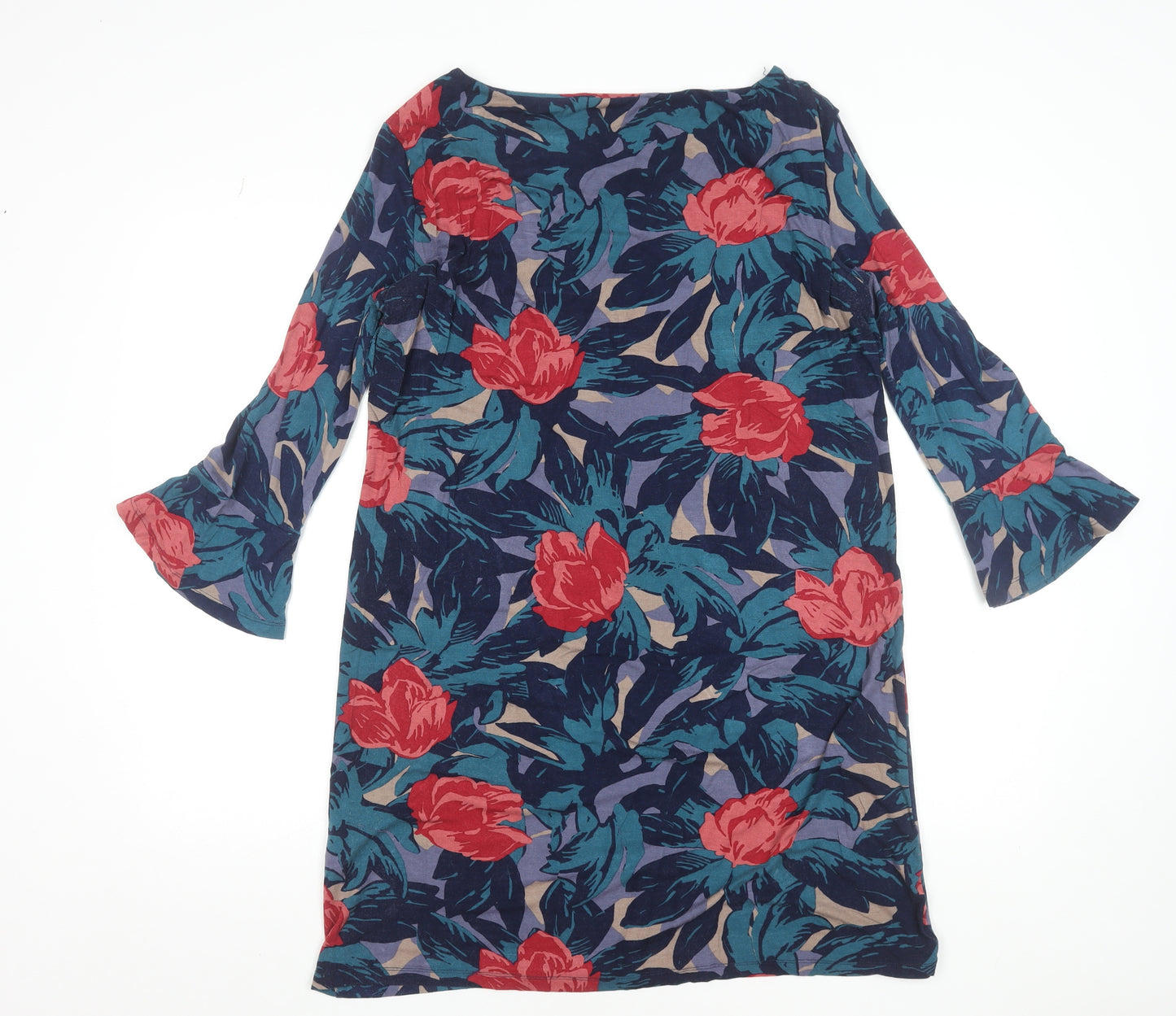 Lily and Me Women’s Multicoloured Floral Shift Dress Size 12