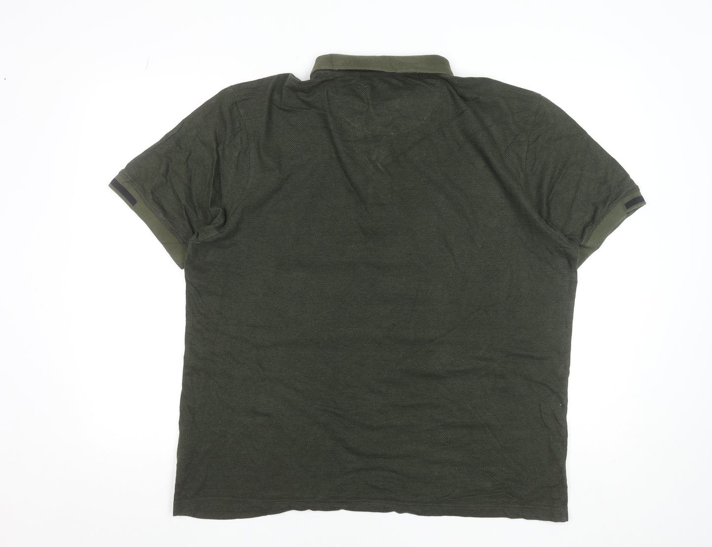 Farah Men's Green 2XL Cotton Modern Fit Polo Shirt