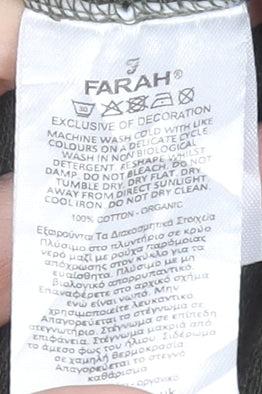 Farah Men's Green 2XL Cotton Modern Fit Polo Shirt