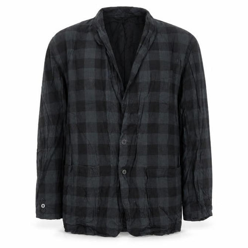 French Connection Men’s Grey Check Blazer L Regular Fit Cotton Jacket