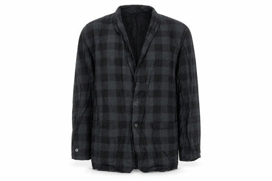 French Connection Men’s Grey Check Blazer L Regular Fit Cotton Jacket