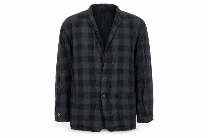 French Connection Men’s Grey Check Blazer L Regular Fit Cotton Jacket