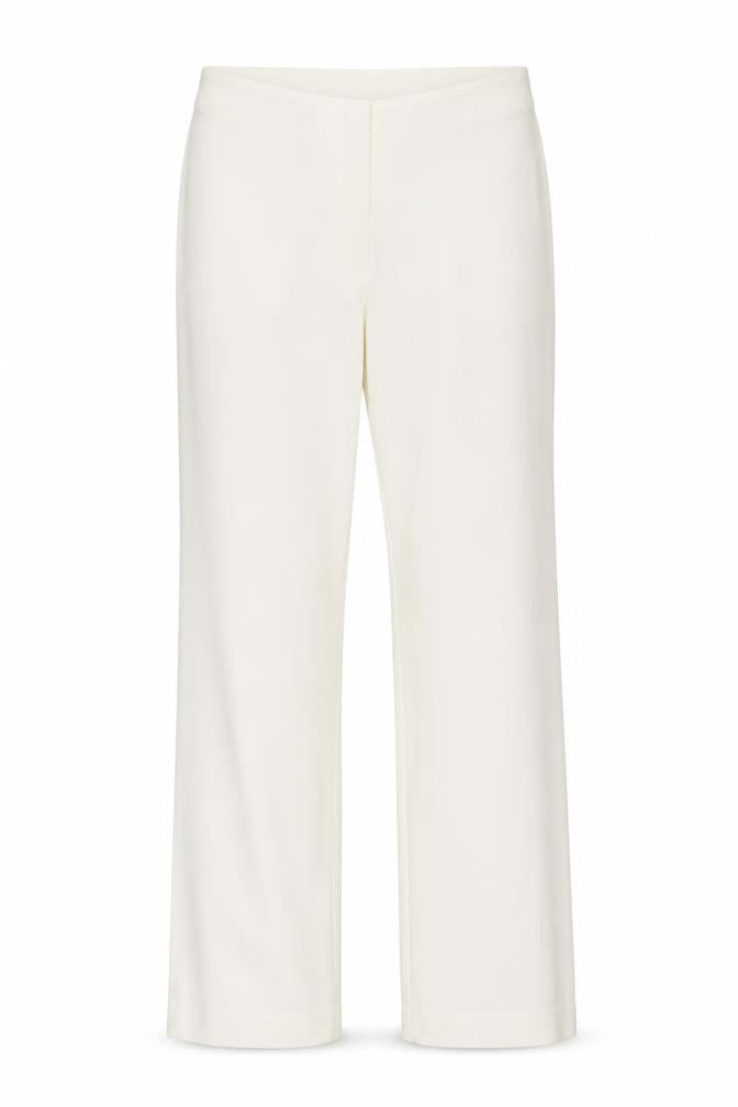 Front view of Blue Leaf Women Ivory Polyester Dress Pants, size 14