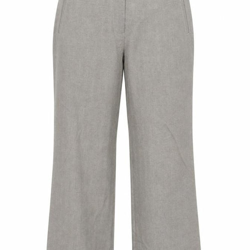 Marks and Spencer Women Beige Straight Leg Trousers Size 16 Polyester Workwear