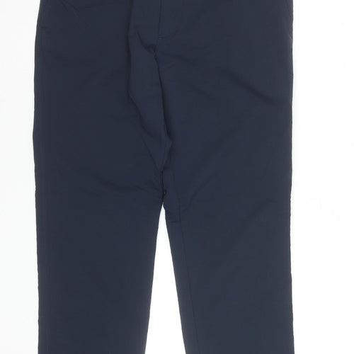 Lands' End Men's Blue Slim Fit Chino Trousers Size 34