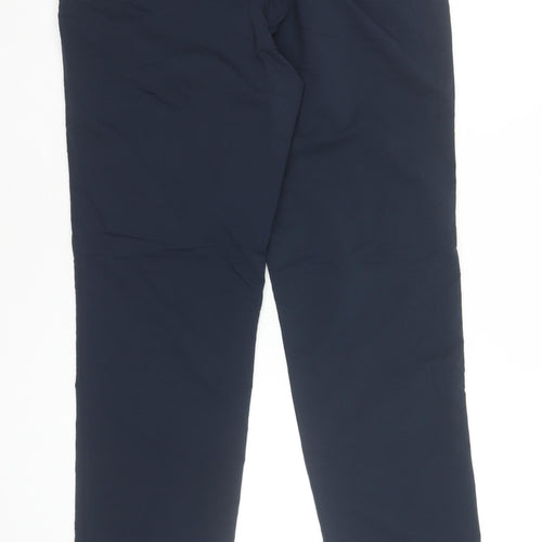 Lands' End Men's Blue Slim Fit Chino Trousers Size 34