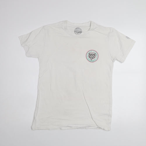 Modern Streets Men White Small Graphic Print Cereal Killer T-Shirt