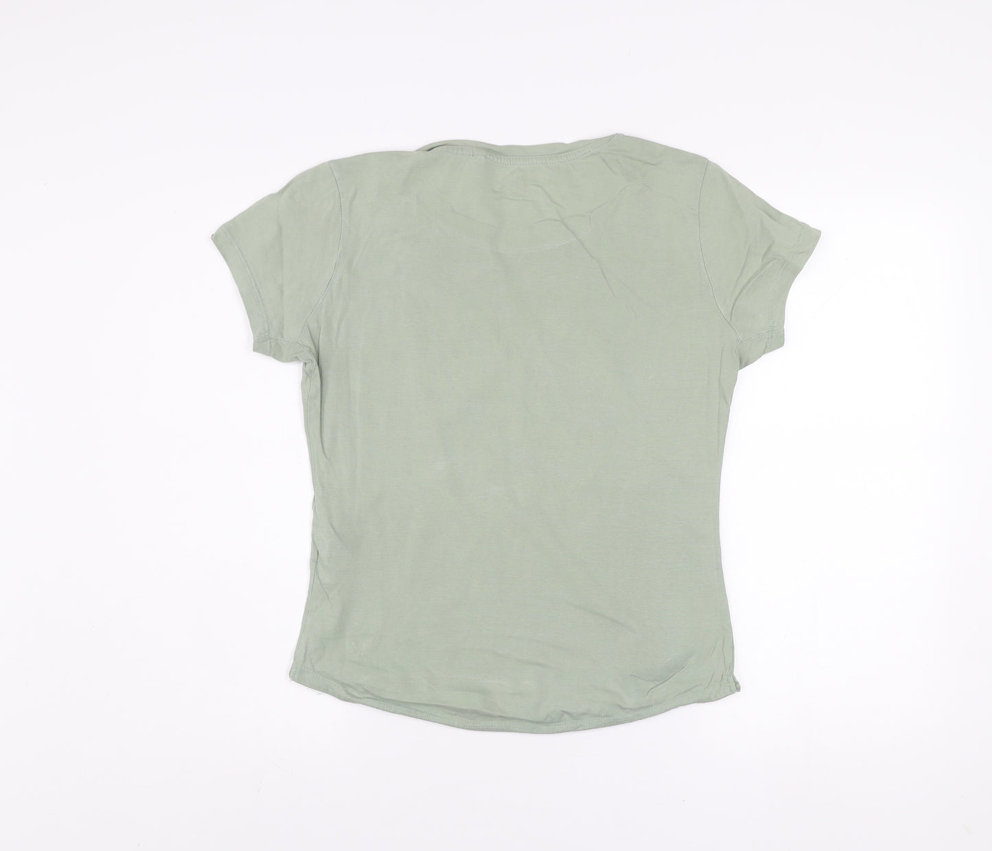 Diesel Men's Green Cotton Crew Neck Short Sleeve T-Shirt Size S