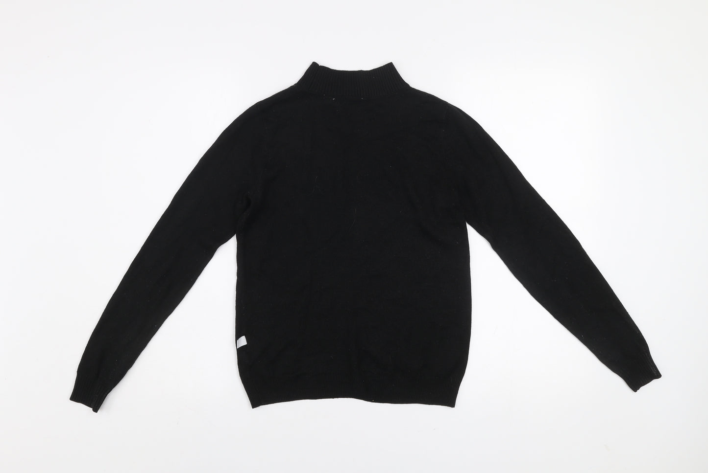 COLLUSION Women's Black Mock Neck Knit Jumper Size 8
