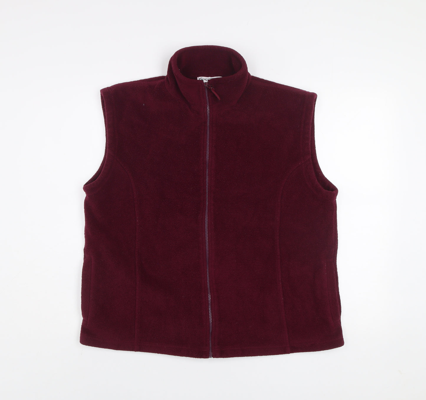 EXE Collection Mens Red Fleece Bodywarmer M Full Zip Waistcoat