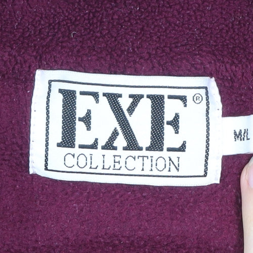EXE Collection Mens Red Fleece Bodywarmer M Full Zip Waistcoat