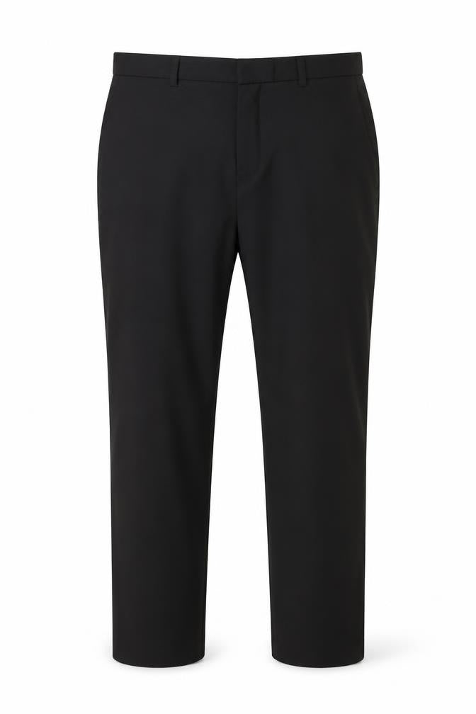 Next Men's Black Regular Fit Dress Pants Trousers Size 15R