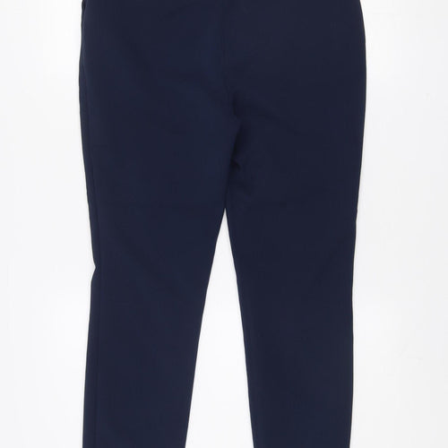Dunnes Women's Blue Slim Fit Tailored Trousers Size 12