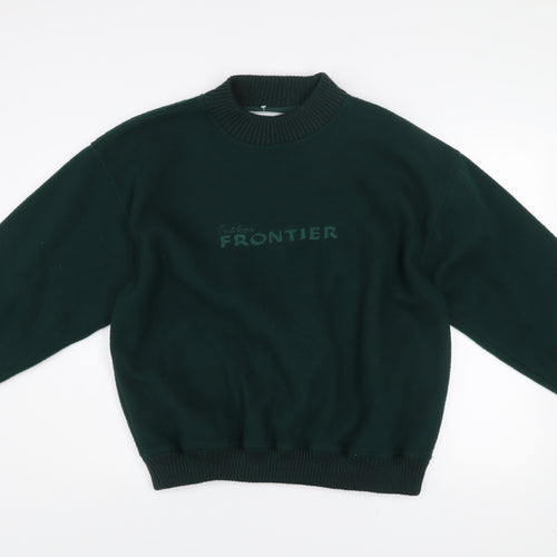Burton Men’s Green Pullover Fleece Sweatshirt Size M Regular Fit