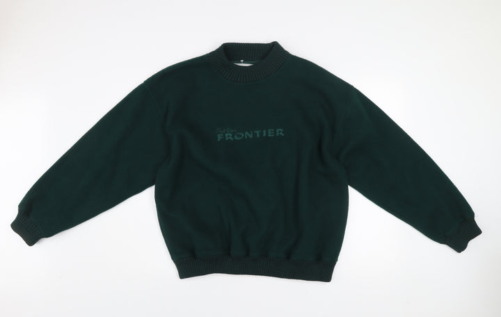 Burton Men’s Green Pullover Fleece Sweatshirt Size M Regular Fit