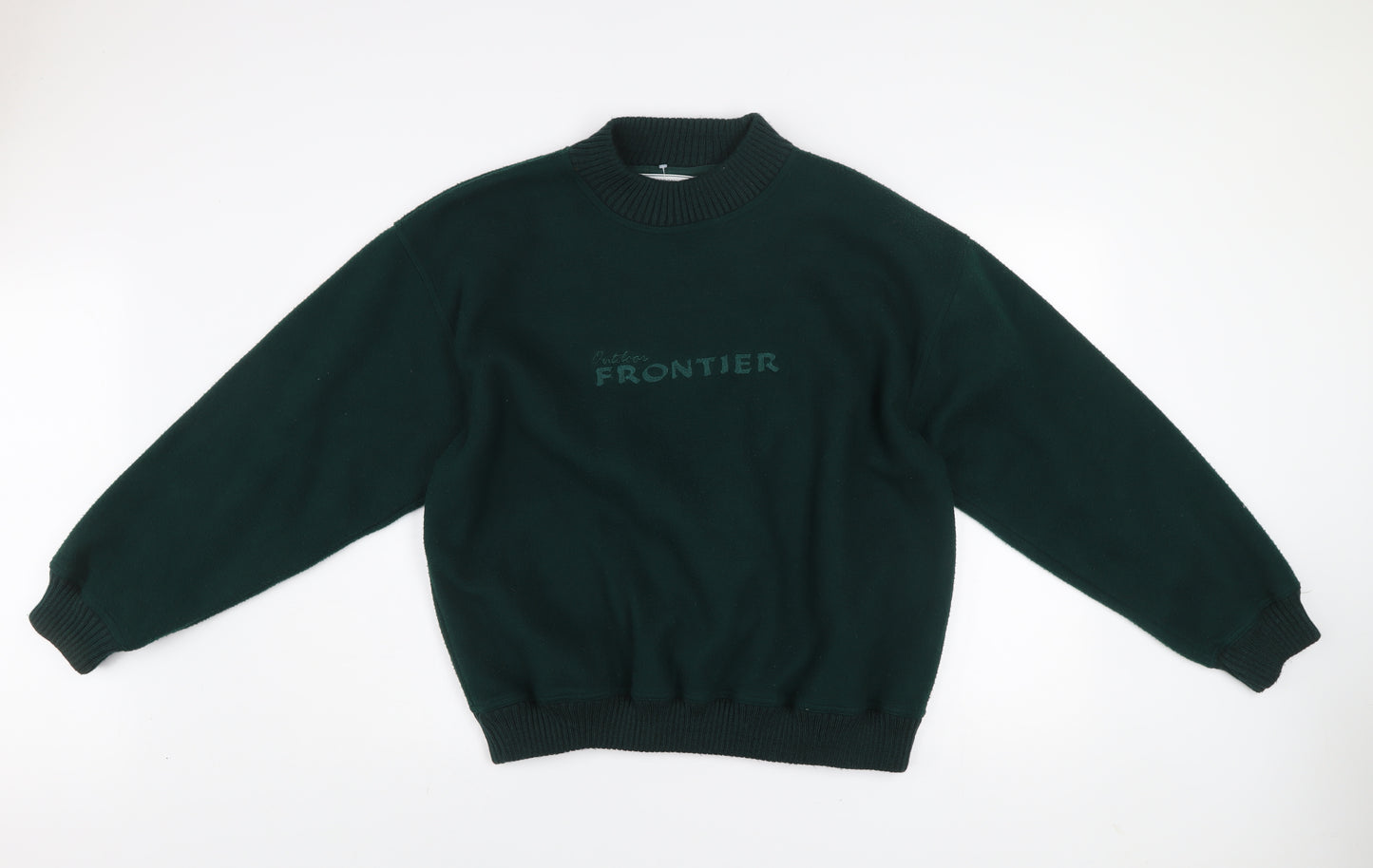 Burton Men’s Green Pullover Fleece Sweatshirt Size M Regular Fit