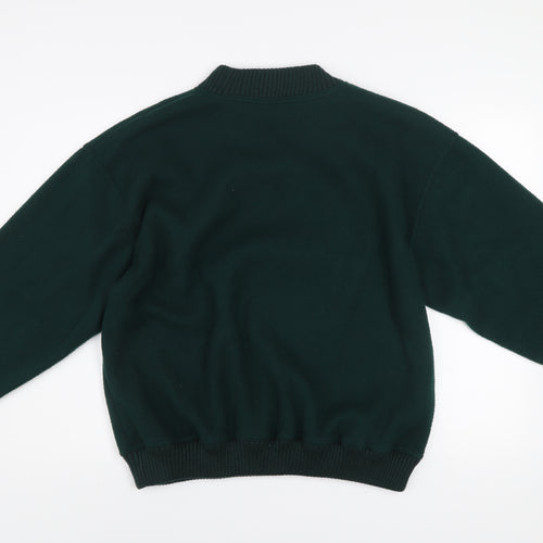 Burton Men’s Green Pullover Fleece Sweatshirt Size M Regular Fit