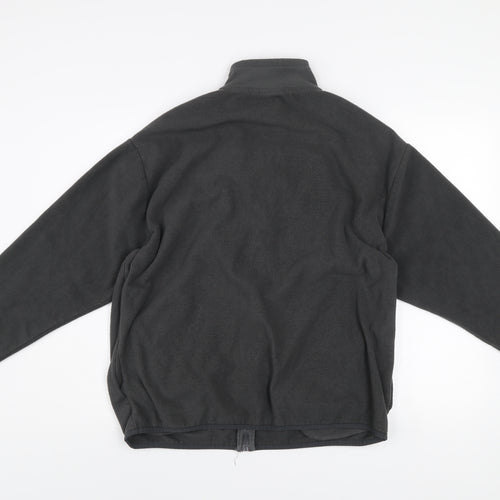 ASOS DESIGN Men's Black Fleece Zip Jacket Size S