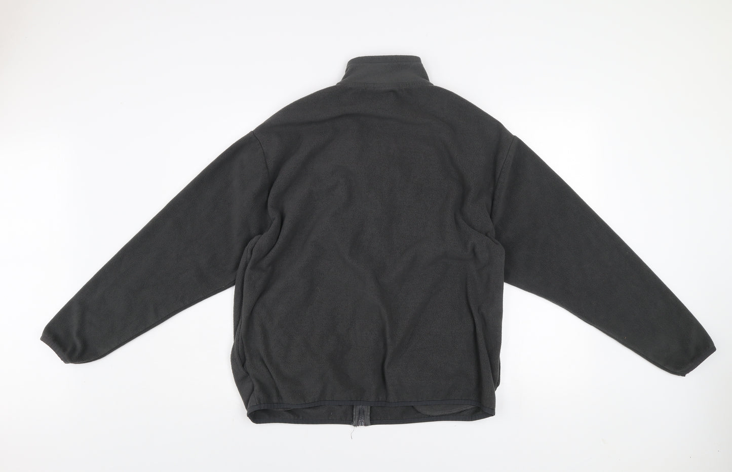 ASOS DESIGN Men's Black Fleece Zip Jacket Size S