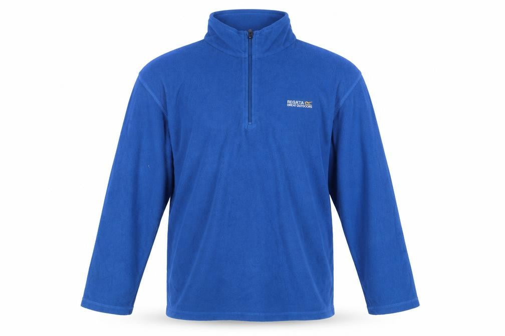 Regatta Men's Blue XL Fleece 1/4 Zip Pullover Sweatshirt