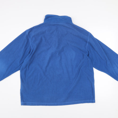 Regatta Men's Blue XL Fleece 1/4 Zip Pullover Sweatshirt